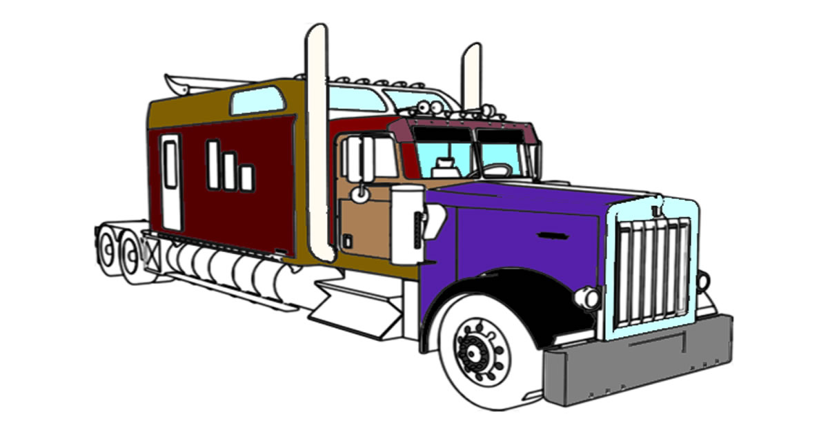 American Trucks Coloring